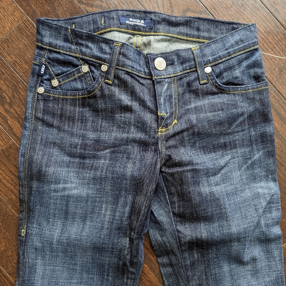 Rock & Republic Kiedis Y2K Vintage Bootcut sz 25 - Picture 4 of 9